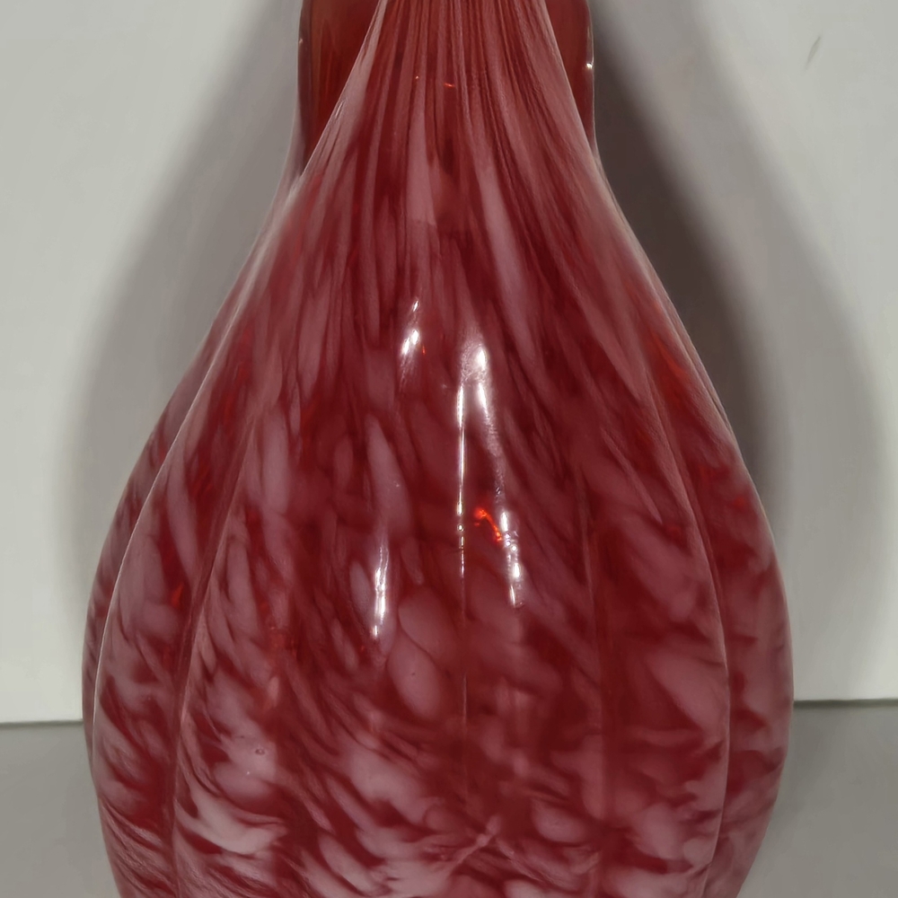 Lefton Red Glass Pitcher - Picture 5 of 13